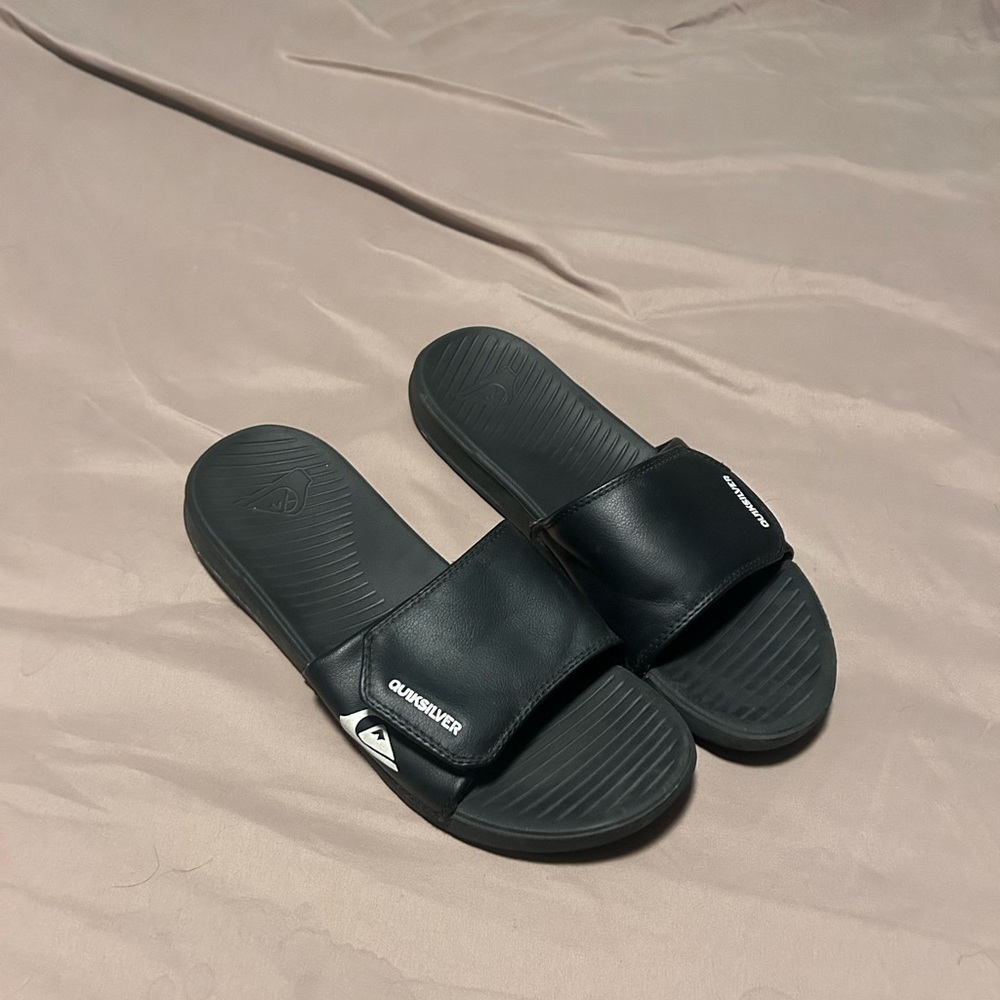Quiksilver Black Slide Sandals